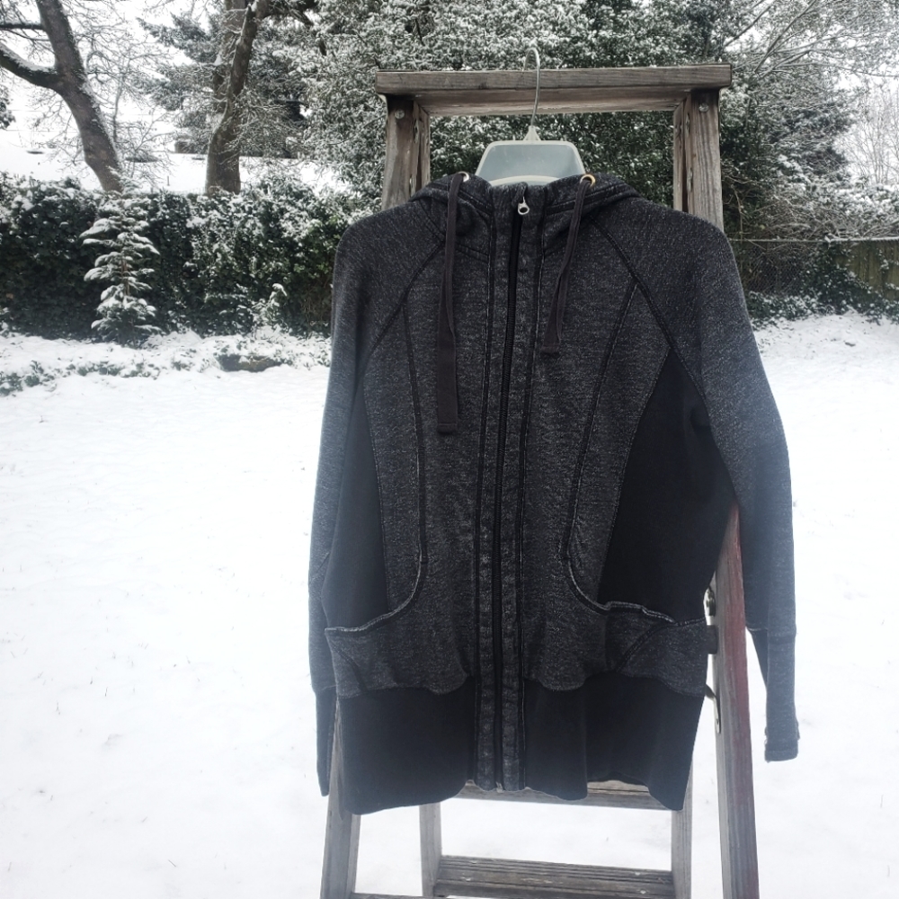 relaxed winter hoodie L.